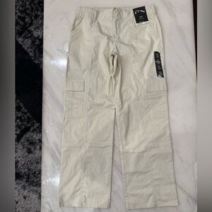 Art Class Girls XL-14 Cargo Twill Cotton Straight leg, Mid-Rise Beige…#631